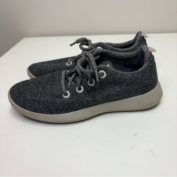 Allbirds Women’s 9 Natural Grey Merino Wool Runners Sneakers Sustainable Fashion - Picture 3 of 8